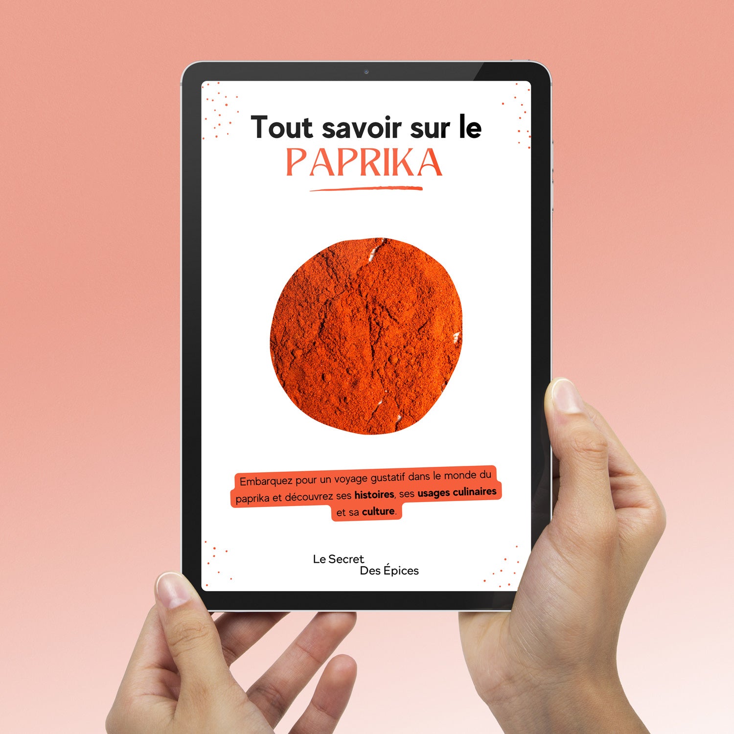 ebook de cuisine sur le paprika, recettes et astuces d'utilisation 